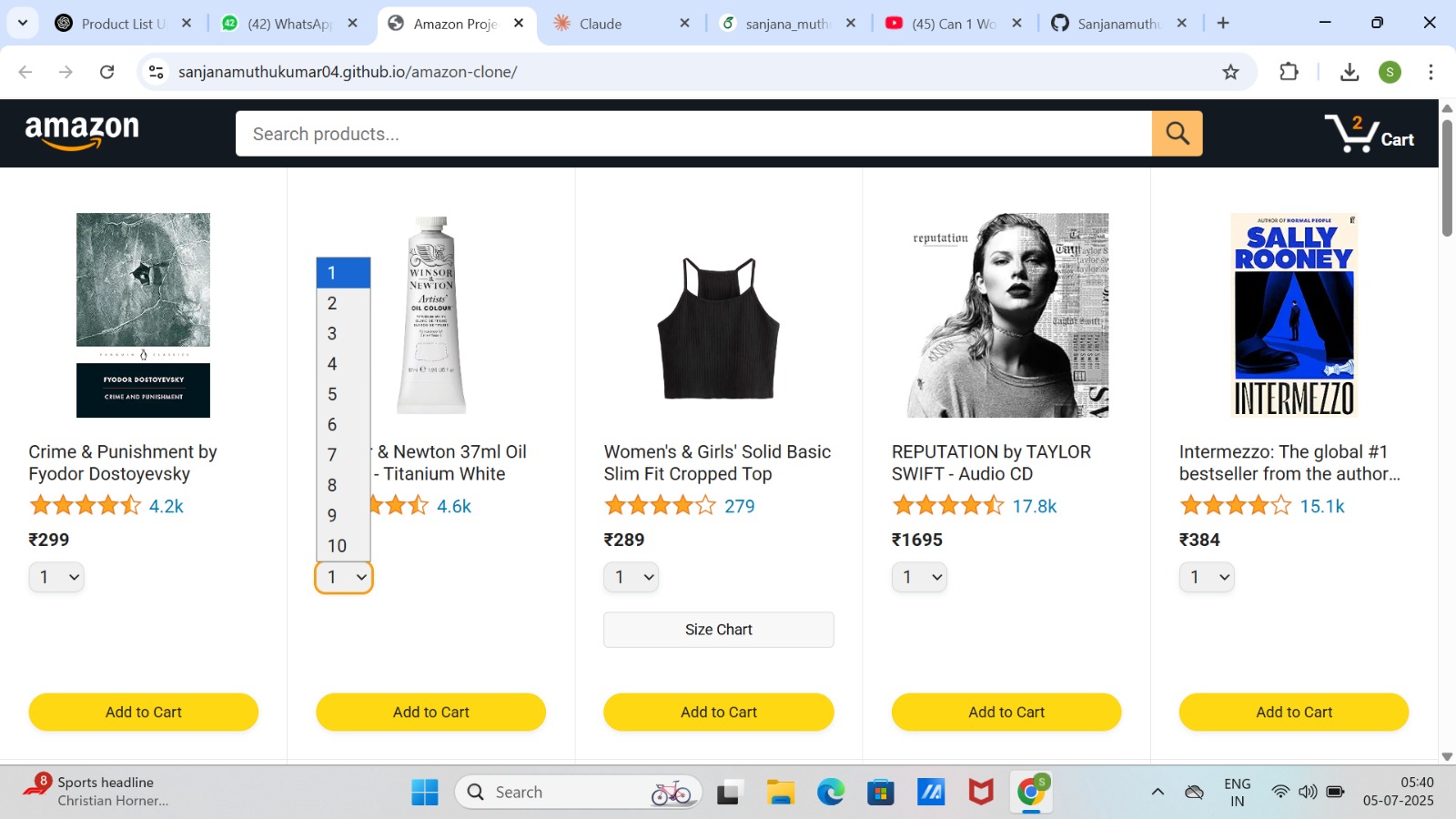 Amazon Clone